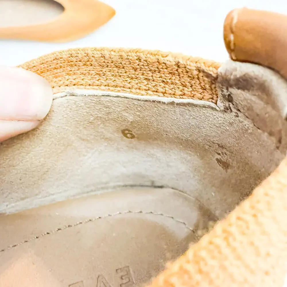 Everlane The 40 Hour Flat Ballet Tan Brown Pointy Toe Woven Shoes Size 6